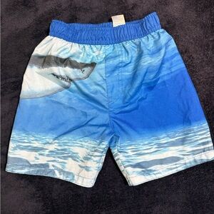 Kidgets Blue Shark Swim Trunks
